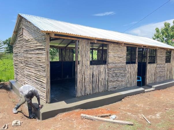 Classroom construction at Hope Restoration Kindergarten